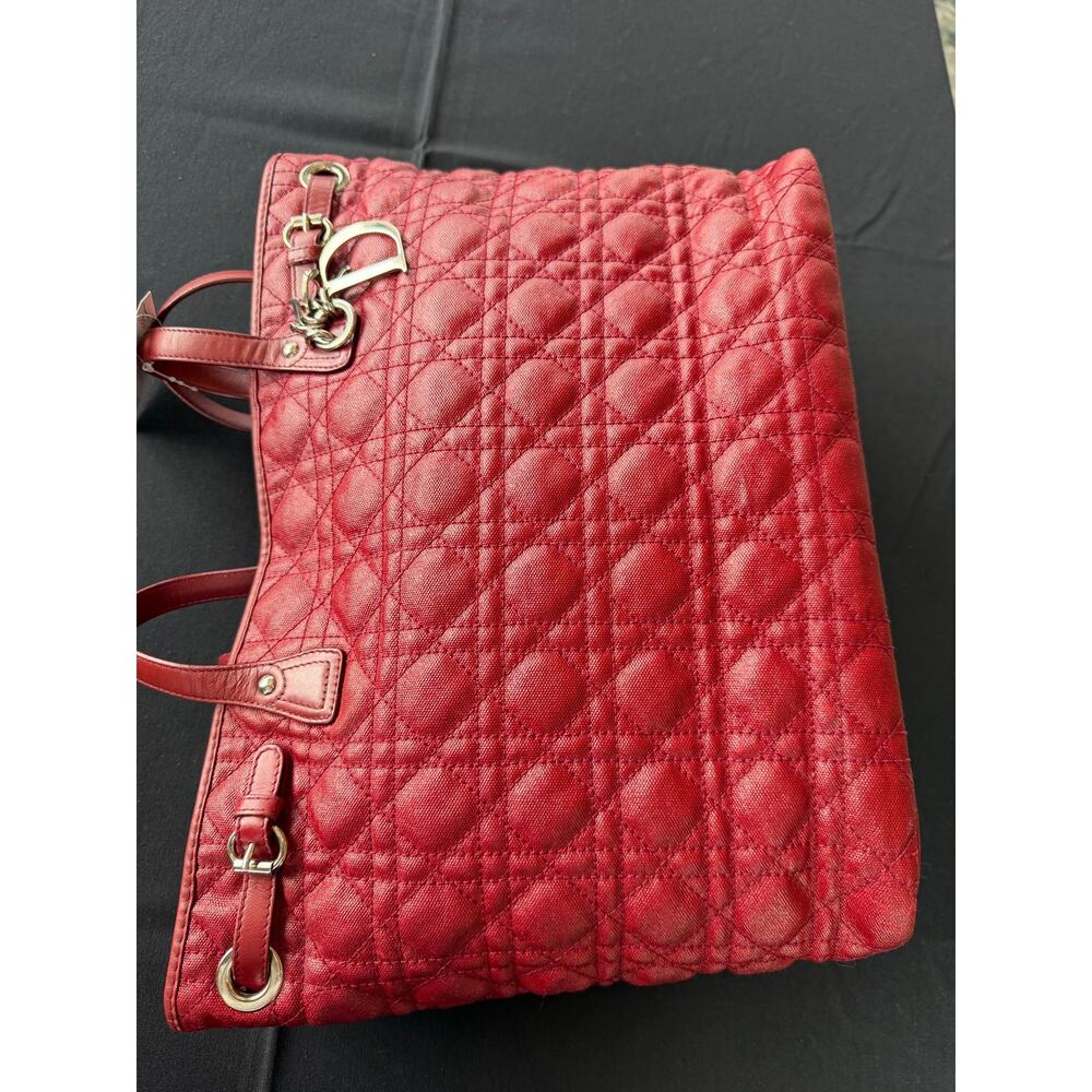Christian Dior Burgandy Cannage EUC with COA - Picture 6 of 9